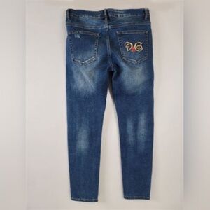 Dolce & Gabbana 14 Gold Denim Jeans, Size: 34
